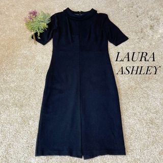 ローラアシュレイ(LAURA ASHLEY)のLAURA ASHLEY ローラアシュレイ ワンピース フォーマル ブラック(ロングワンピース/マキシワンピース)