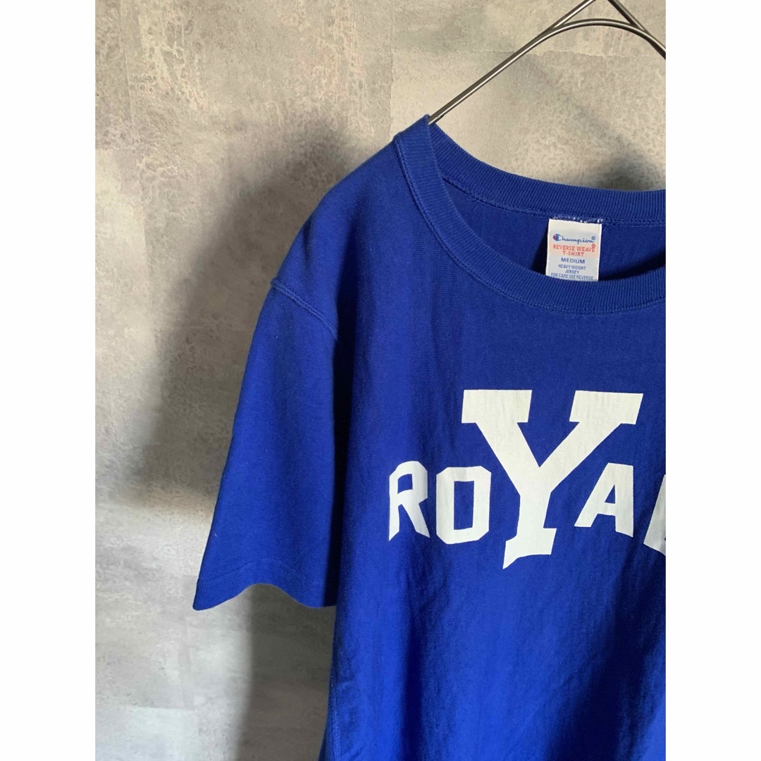 Champion(チャンピオン)のチャンピオン Tシャツ リバースウィーブ ブルー　ROYAL champion メンズのトップス(Tシャツ/カットソー(半袖/袖なし))の商品写真