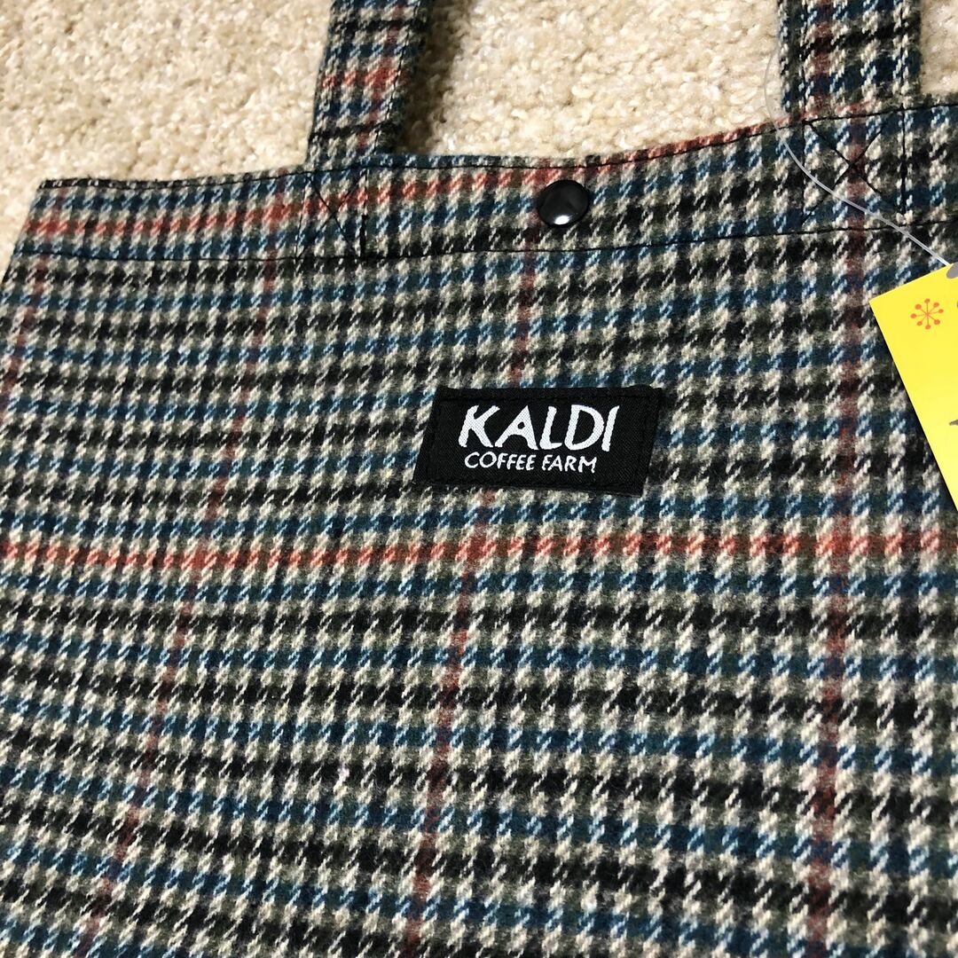 KALDI(カルディ)のカルディ　ギンガムチェックトートバッグ レディースのバッグ(トートバッグ)の商品写真