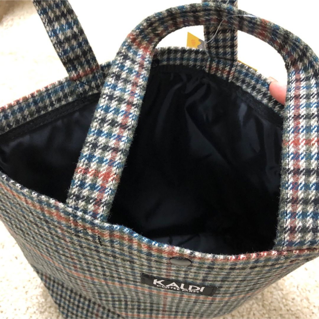KALDI(カルディ)のカルディ　ギンガムチェックトートバッグ レディースのバッグ(トートバッグ)の商品写真