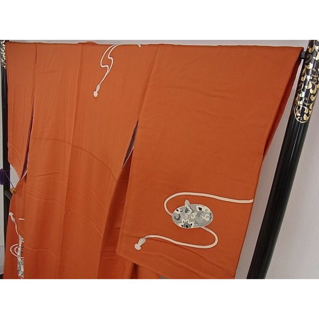 平和屋川間店■訪問着　器物花文　逸品　yyy2332 レディースの水着/浴衣(着物)の商品写真