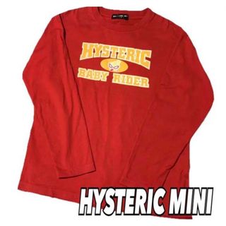 ヒステリックミニ(HYSTERIC MINI)の【HYSTERIC MINI】ヒステリックミニ プリントロンT レッドSサイズ(カットソー(長袖/七分))