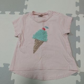 petit main★80cm 半袖 アイスクリーム Tシャツ