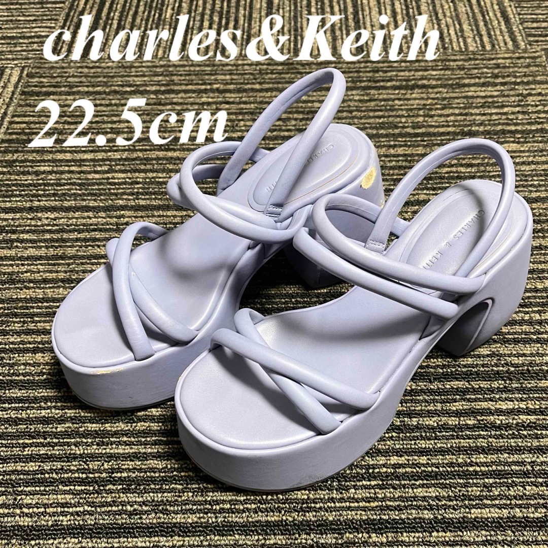 チャールズアンドキース　charles&Keith ♡厚底サンダル　22.5cm レディースの靴/シューズ(サンダル)の商品写真