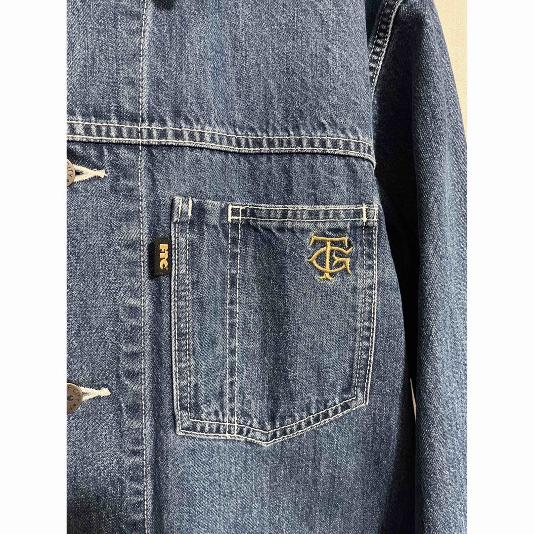 FTC(エフティーシー)のFTC x TG DENIM WORK JACKET 新品未使用Lサイズ メンズのジャケット/アウター(Gジャン/デニムジャケット)の商品写真