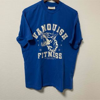 ヴァンキッシュ(VANQUISH)のヴァンキッシュフィットネス　ドッグ　Tシャツ　青　ブルー(Tシャツ/カットソー(半袖/袖なし))