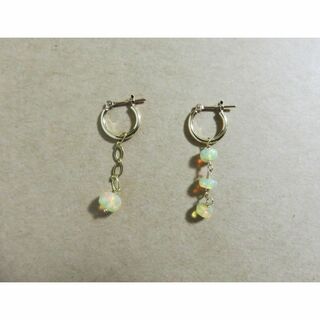 エナソルーナ(Enasoluna)の定価3.8万 enasoluna Two faced earrings Opal(ピアス)