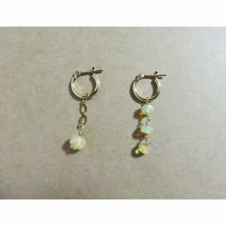 エナソルーナ(Enasoluna)の定価3.8万 enasoluna Two faced earrings Opal(ピアス)