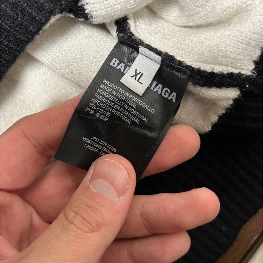 バレンシアガ balenciaga 総柄ニット バレンシアガ balenciaga 総柄ニット