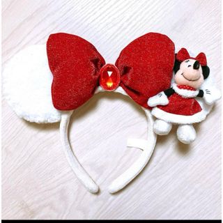 ディズニー(Disney)のカチューシャ ディズニーリゾート ミニーちゃん クリスマス(カチューシャ)