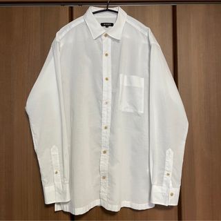 プラステ(PLST)の白シャツ　PLST  Sサイズ　白　ホワイト　長袖シャツ　春服　メンズ(シャツ)