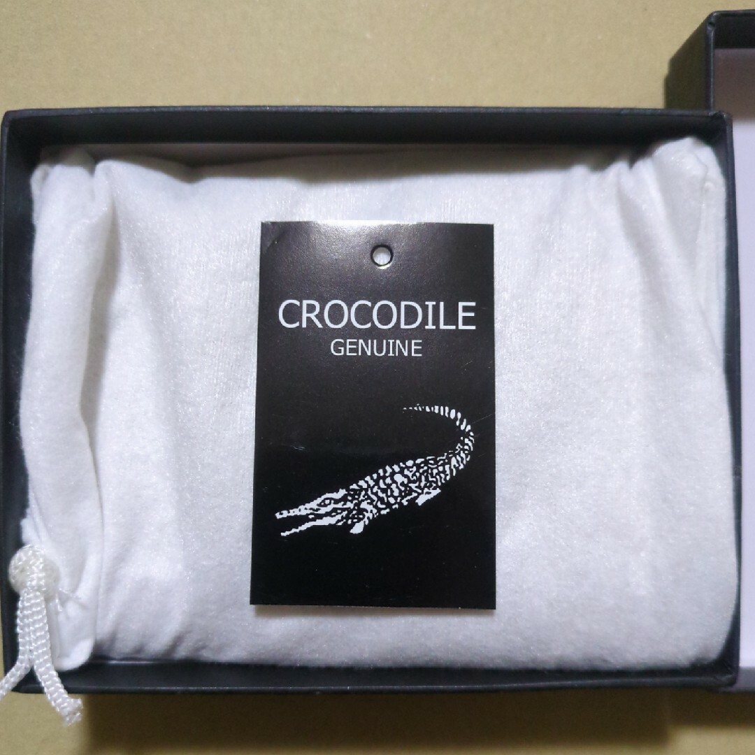 Crocodile(クロコダイル)の新品 革財布 クロコダイル革 メンズのファッション小物(コインケース/小銭入れ)の商品写真