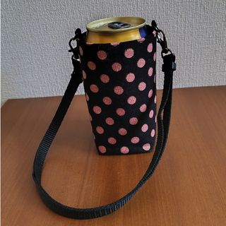 缶ビール保冷ホルダー　水玉模様(その他)