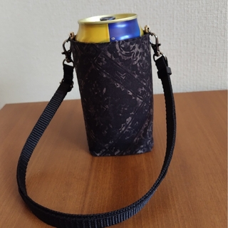 缶ビールホルダー　黒(その他)