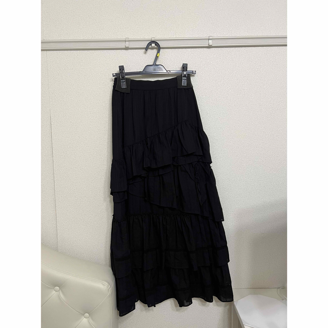 Lily Brown(リリーブラウン)の【最終値下げ】 ランダムティアードスカート  レディースのスカート(ロングスカート)の商品写真