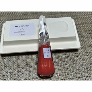 フローフシ(FLOWFUSHI)のUZU 38℃ 99°F Lip Treatment +5 orange(リップグロス)