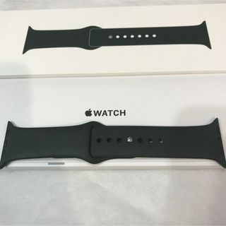 【廃盤×美品】純正 Apple Watch スポーツバンド 45mm グリーン(ラバーベルト)