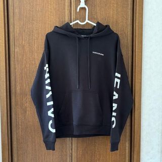 カルバンクライン(Calvin Klein)のパーカー スウェット　カルバンクライン ブラック フーディー(パーカー)