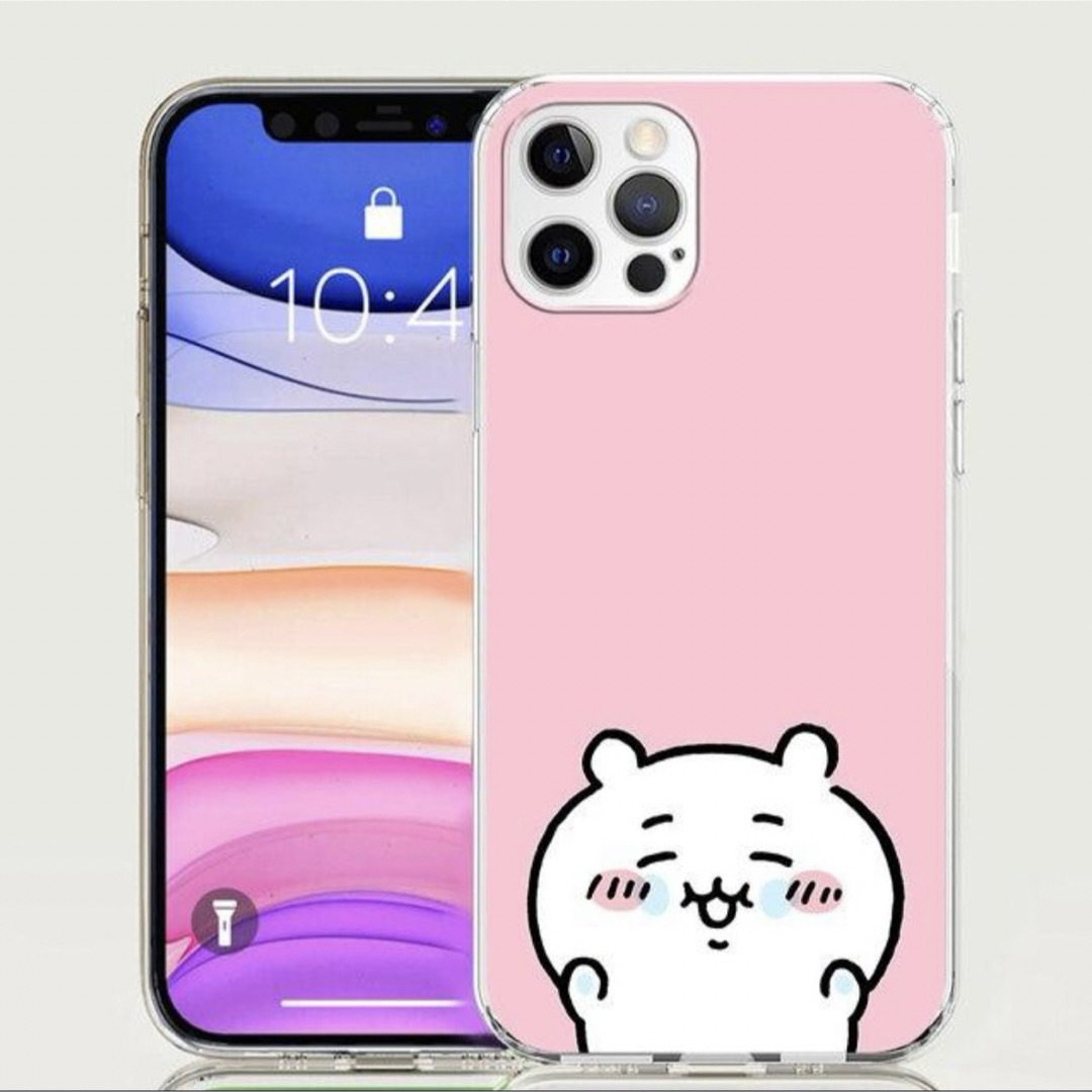 ちぃかわ iPhoneケース かわいい ハチワレ うさぎ カラフル スマホ/家電/カメラのスマホアクセサリー(iPhoneケース)の商品写真