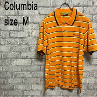 【Columbia】コロンビア ポロシャツ Mサイズ ボーダー お洒落
