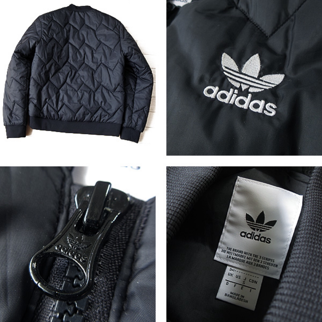 Originals（adidas）(オリジナルス)の超美品 アディダスオリジナルス メンズ 中綿ジャケット ブラック メンズのジャケット/アウター(ブルゾン)の商品写真