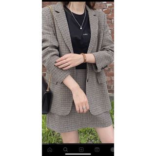 ZARA チェックテーラードジャケット