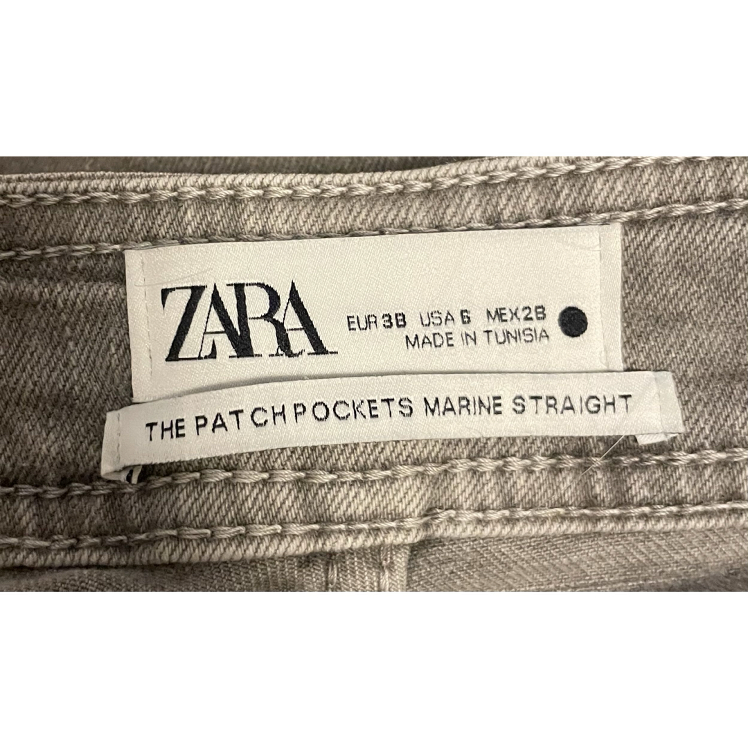 ZARA(ザラ)の【ZARA】ワイドパンツ ブラックデニム　ハイウェスト レディースのパンツ(デニム/ジーンズ)の商品写真