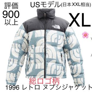 ザノースフェイス(THE NORTH FACE)の日本XXLサイズ ロゴ ノースフェイス 1996 レトロ ヌプシ 海外 モデル(ダウンジャケット)