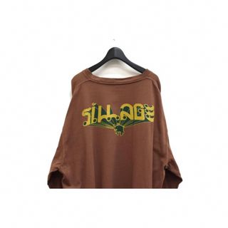 ユタナンさん着用★Sillage バックプリントTシャツ ブラウン シラージ