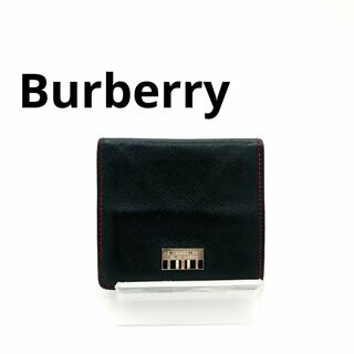 バーバリーブラックレーベル(BURBERRY BLACK LABEL)のBurberry BLACK LABEL ブラック　小銭入れ　コインケース　黒(コインケース)