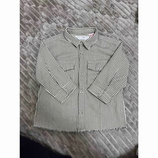 ザラキッズ(ZARA KIDS)のZARA キッズ　ヒッコリーシャツ(ジャケット/上着)