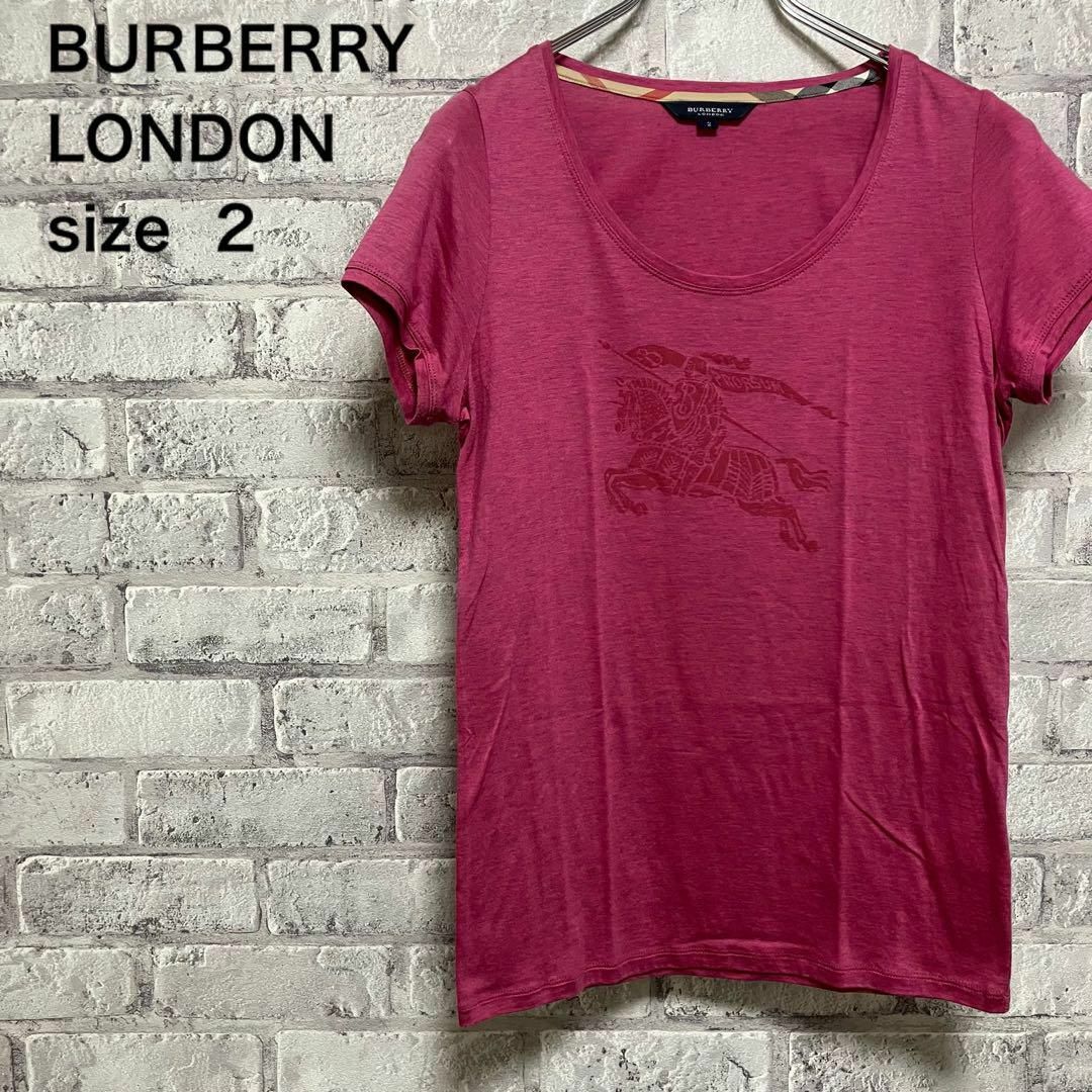 BURBERRY(バーバリー)の人気【BURBERRY LONDON】バーバリー Tシャツ お洒落 レディースのトップス(Tシャツ(半袖/袖なし))の商品写真