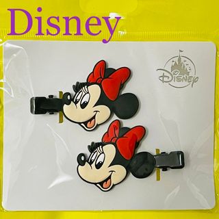 ミニーマウス - ★ 定価950円【Disney】ディズニー　ミニーマウス　へアクリップ 