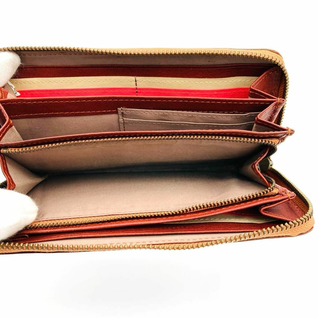 Dakota(ダコタ)のダコタ 長財布 プレドラ ブラウン 長財布 Dakota 財布 L字ファスナー レディースのファッション小物(財布)の商品写真