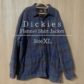 ディッキーズ(Dickies)の【超美品】ディッキーズ チェックシャツ ネルシャツ ジャケット 中綿 XL 古着(シャツ)