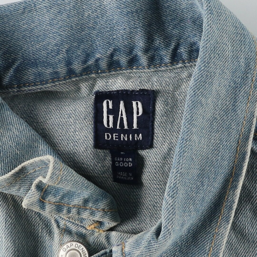 GAP(ギャップ)の古着 90年代 ギャップ GAP DENIM オールドギャップ デニムジャケット Gジャン メンズM ヴィンテージ /eaa426299 メンズのジャケット/アウター(Gジャン/デニムジャケット)の商品写真