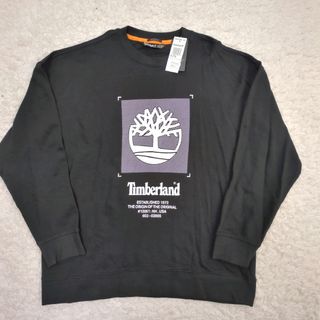 ティンバーランド(Timberland)の新品 ティンバーランド ロゴ クルーネックスウェット ボックスロゴ XL(スウェット)