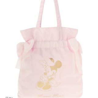 Maison de FLEUR - メゾンドフルールDisney Minnie Mouse ダブルリボントートバッグ