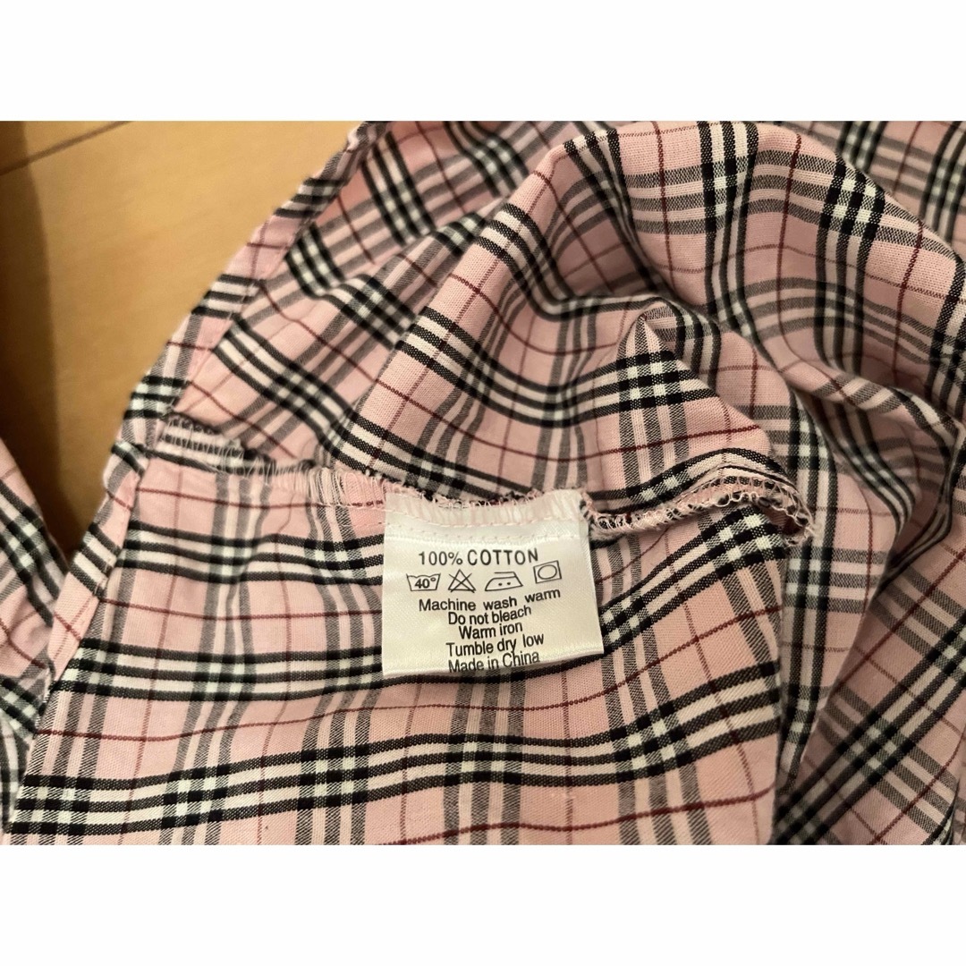 BURBERRY(バーバリー)の【期間限定】BURBERRY チェックブラウス　L ピンク レディースのトップス(シャツ/ブラウス(長袖/七分))の商品写真