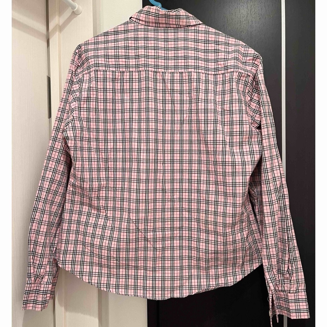 BURBERRY(バーバリー)の【期間限定】BURBERRY チェックブラウス　L ピンク レディースのトップス(シャツ/ブラウス(長袖/七分))の商品写真