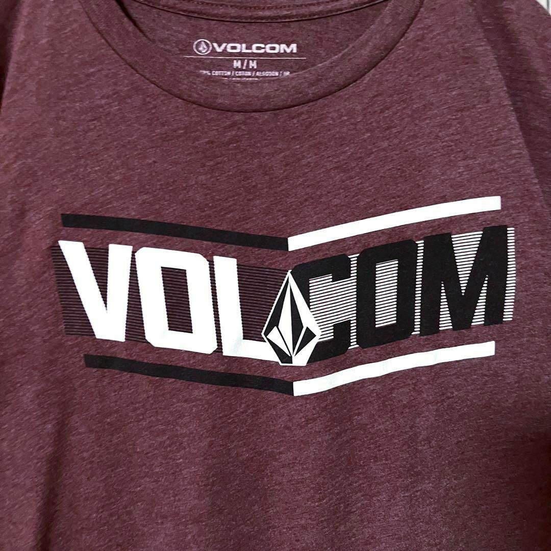 volcom(ボルコム)のアメリカ古着　VOLCOMボルコム　長袖プリントTシャツ　サイズM ユニセックス メンズのトップス(Tシャツ/カットソー(半袖/袖なし))の商品写真