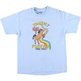 ヘインズ(Hanes)の古着 80年代 ヘインズ Hanes Fifty-Fifty 青タグ プリントTシャツ USA製 メンズL ヴィンテージ /eaa425336(Tシャツ/カットソー(半袖/袖なし))