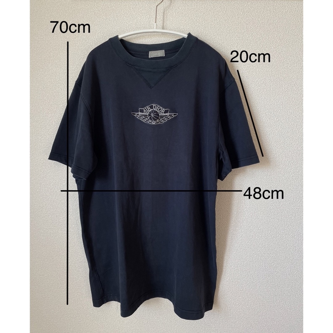 Christian Dior(クリスチャンディオール)のDior x Air Jordan Wings T-Shirt Black XL メンズのトップス(Tシャツ/カットソー(半袖/袖なし))の商品写真