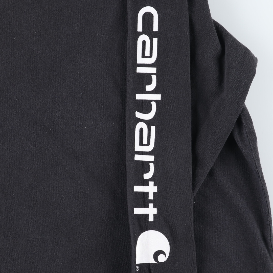 carhartt(カーハート)の古着 カーハート Carhartt ORIGINAL FIT 袖プリント ロングTシャツ ロンT メンズXL /eaa427941 メンズのトップス(Tシャツ/カットソー(半袖/袖なし))の商品写真