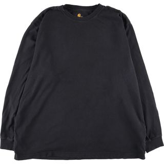 カーハート(carhartt)の古着 カーハート Carhartt ORIGINAL FIT 袖プリント ロングTシャツ ロンT メンズXL /eaa427941(Tシャツ/カットソー(半袖/袖なし))