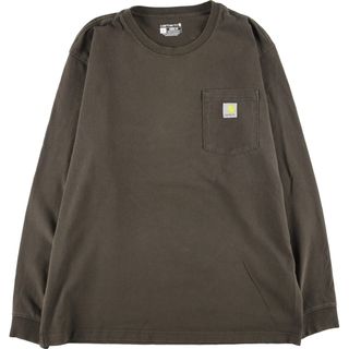 カーハート(carhartt)の古着 カーハート Carhartt LOOSE FIT ポケット ロングTシャツ ロンT メンズL /eaa427944(Tシャツ/カットソー(半袖/袖なし))