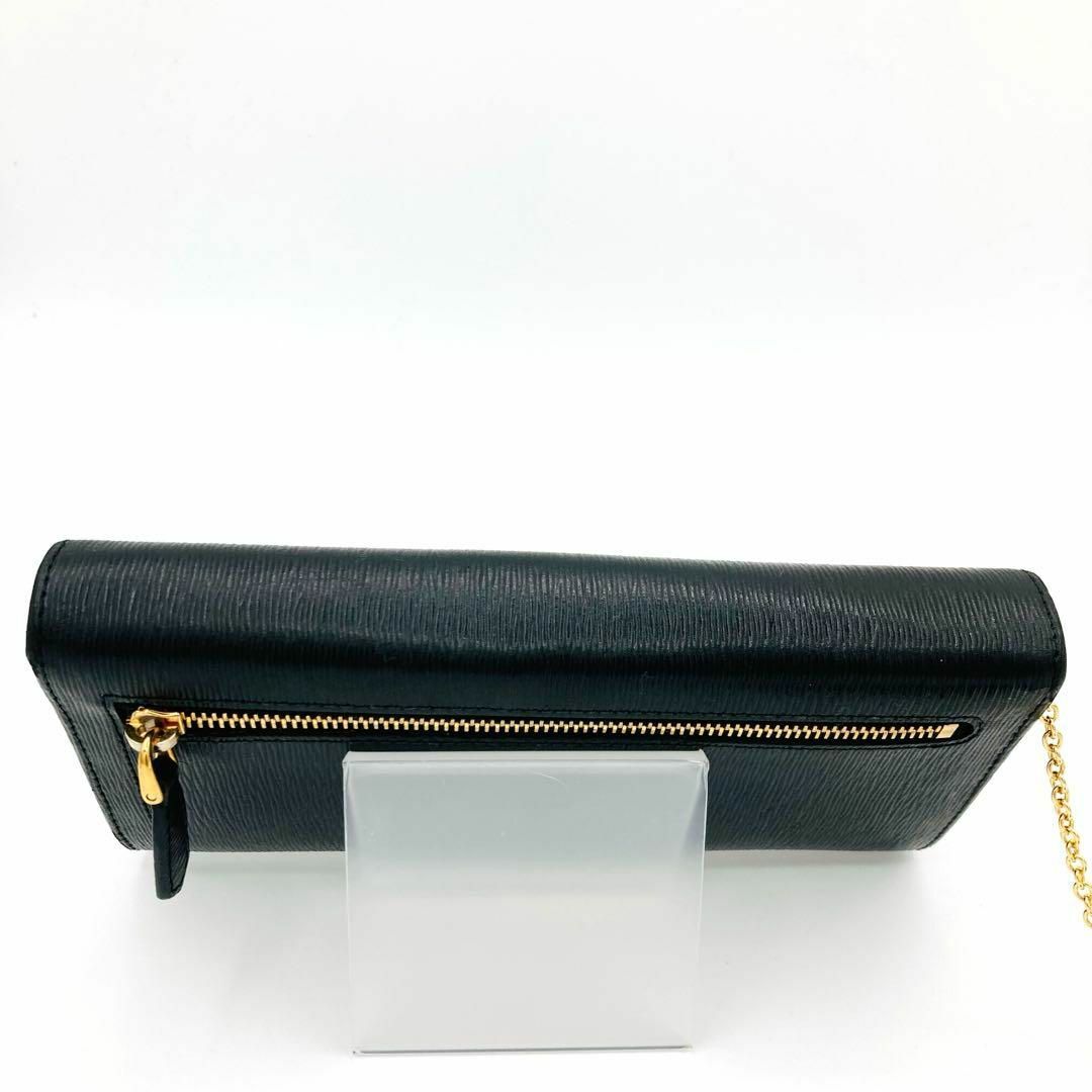 PRADA プラダ 長財布 ブラック 品薄 希少 人気 サフィアーノ PRADA プラダ 長財布 ブラック 品薄 希少 人気 サフィアーノ