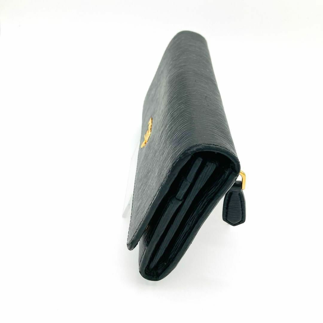 PRADA プラダ 長財布 ブラック 品薄 希少 人気 サフィアーノ PRADA プラダ 長財布 ブラック 品薄 希少 人気 サフィアーノ
