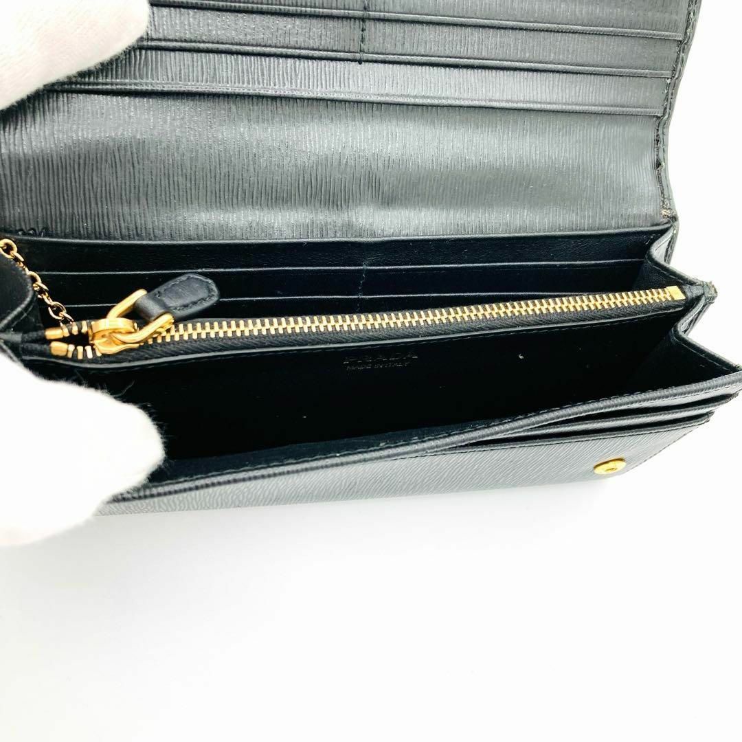 PRADA プラダ 長財布 ブラック 品薄 希少 人気 サフィアーノ PRADA プラダ 長財布 ブラック 品薄 希少 人気 サフィアーノ
