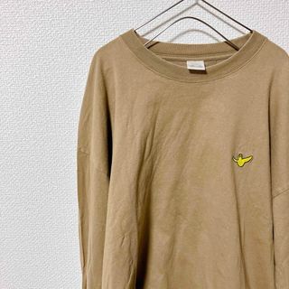 Mark Gonzales マークゴンザレス 長袖 ベージュ ワンポイント